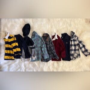 3T Boys Shirt lot- Gap, Tommy Hilfiger, Cat & Jack - polo, rugby shirt